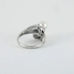 Bague Toi & Moi Perles et Diamants