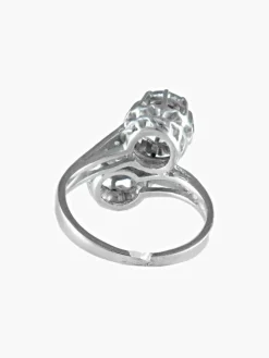 Bague Toi & Moi rubis et diamant
