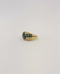 Bague Toi & Moi Saphir & Diamants