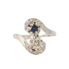 Bague Toi & Moi Saphir Diamants
