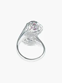 Bague Toi & Moi Saphirs rose et jaune