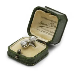 Bague Toi et Moi - Platine et diamants