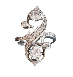 Bague Toi et moi, diamants