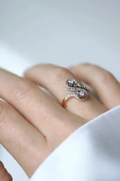 Bague Toi et Moi diamants Belle Époque