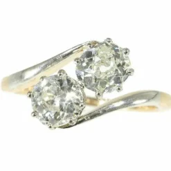 Bague toi et moi, diamants