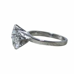 Bague toi et moi diamants en or blanc