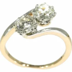 Bague toi et moi, diamants