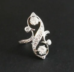 Bague Toi et moi, diamants