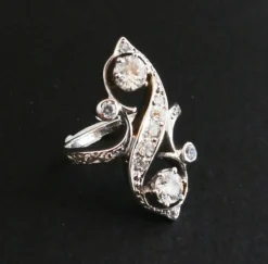 Bague Toi et moi, diamants