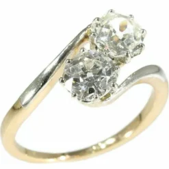 Bague toi et moi, diamants