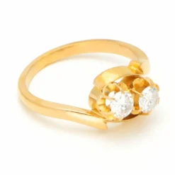 Bague Toi Et Moi en or jaune 18 carats et diamants