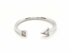 Bague Toi et Moi Or blanc Diamant