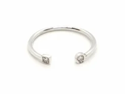 Bague Toi et Moi Or blanc Diamant