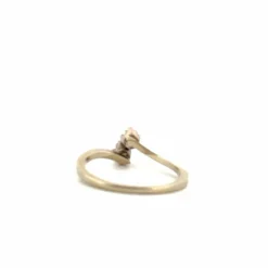 Bague Toi et Moi or blanc diamants