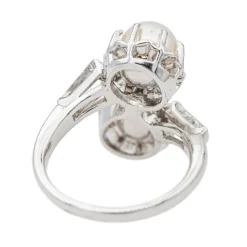 Bague Toi et moi Or blanc Perle, Diamant