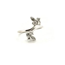 Bague Toi et Moi Or Blanc 18k & Diamants