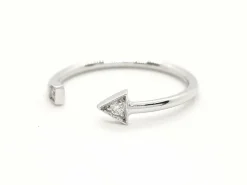 Bague Toi et Moi Or blanc Diamant