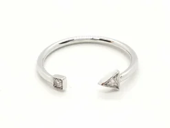 Bague Toi et Moi Or blanc Diamant