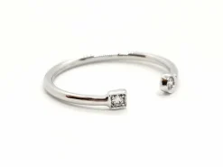 Bague Toi et Moi Or blanc Diamant