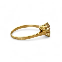 Bague toi et moi or jaune diamants
