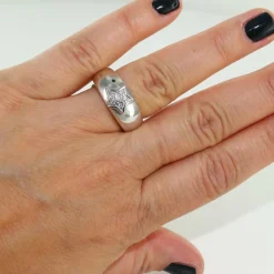 Bague étoile diamants en or blanc
