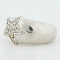 Bague étoile Or blanc Diamants