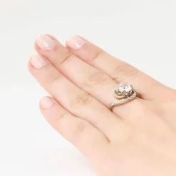 Bague tourbillon Diamant 2.04ct
