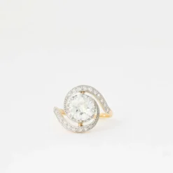 Bague tourbillon Diamant 2.04ct
