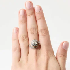 Bague tourbillon Diamant 2.04ct