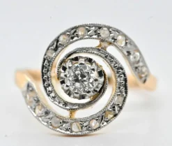 Bague Tourbillon Diamants 1 Carat
