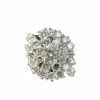 Bague tourbillon or blanc diamants