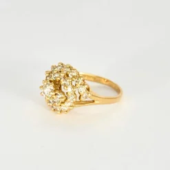 Bague Tourbillon Or Jaune Diamants