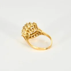Bague Tourbillon Or Jaune Diamants