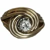 Bague Tourbillon Or Rose Diamant 0,65 ct