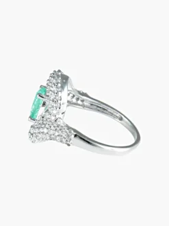 Bague Tourbillon Tourmaline Paraïba Diamants