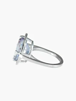 Bague Tourmaline bleue Diamants