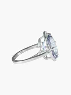 Bague Tourmaline bleue Diamants