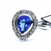 Bague tourmaline en forme de larme