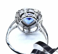 Bague tourmaline en forme de larme