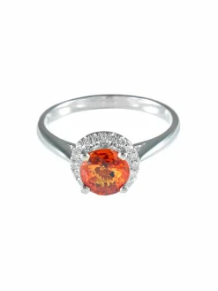 Bague Tourmaline orange