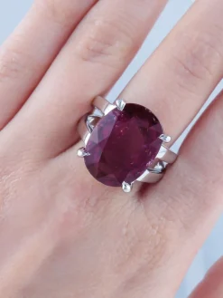 Bague Tourmaline rouge