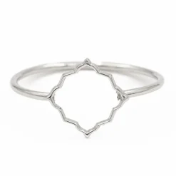 Bague Transparence Or blanc