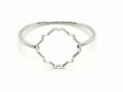 Bague Transparence Or blanc
