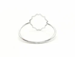 Bague Transparence Or blanc
