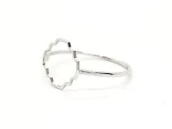 Bague Transparence Or blanc