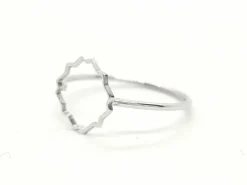 Bague Transparence Or blanc