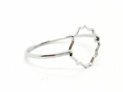 Bague Transparence Or blanc