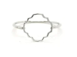 Bague Transparence Or blanc