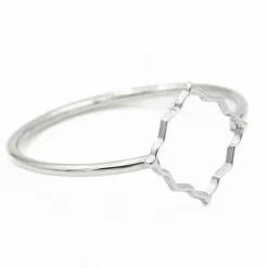Bague Transparence Or blanc