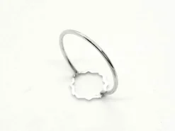 Bague Transparence Or blanc